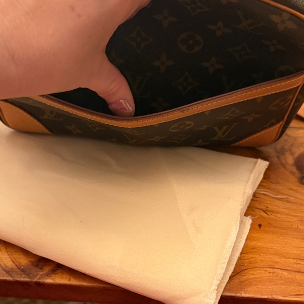 🧳AUTHENTIC ✅ Louis Vuitton Monogram Trocadero 27 M51274 Shoulder Bag Women - Picture 14 of 17